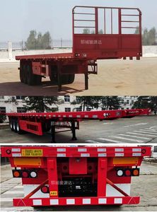 Yunteng  HJM9400TPB Flat transport semi-trailer