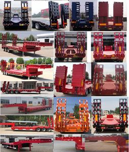 Huasheng Shunxiang  LHS9400TDP Low flatbed semi-trailer