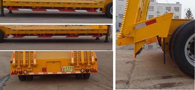 Huasheng Shunxiang  LHS9400TDP Low flatbed semi-trailer