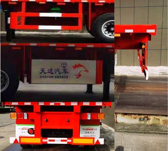 Wanqi Automobile CTD9402TPB Flat transport semi-trailer