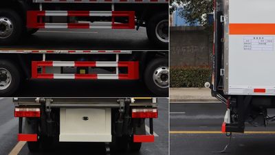 Zhongqi Liwei brand automobiles HLW5040XRQCA6 Flammable gas box transport vehicle