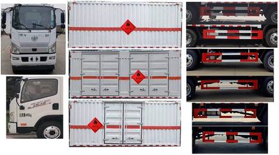 Zhongqi Liwei brand automobiles HLW5040XRQCA6 Flammable gas box transport vehicle