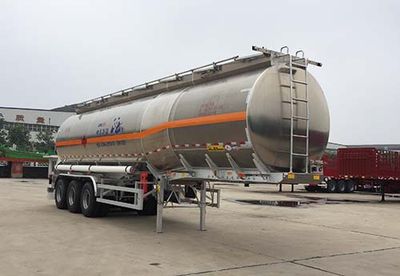 Huajun ZCZ9400GRYHJGAluminum alloy flammable liquid tank transport semi-trailer