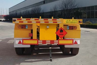 Wanlong Shunda brand automobiles LCH9400TWY Transport semi-trailer of dangerous goods tank frame