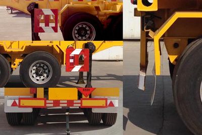 Wanlong Shunda brand automobiles LCH9400TWY Transport semi-trailer of dangerous goods tank frame