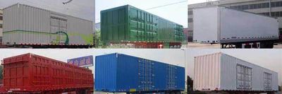 Guangke brand automobiles YGK9403XXY Box transport semi-trailer