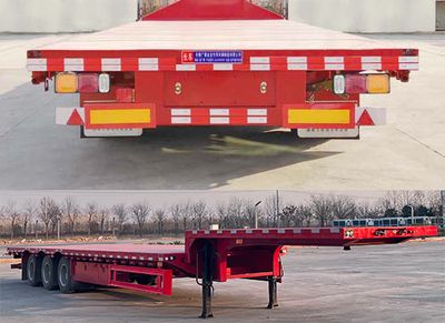 Zhongkai Automobile GJL9400TDP Low flatbed semi-trailer