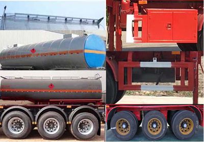 Hongruitong  HRT9407GRY Flammable liquid tank transport semi-trailer