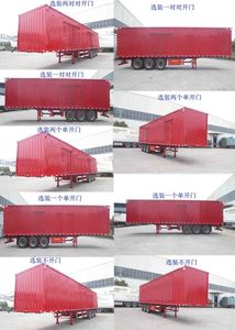 Changchunyu Chuangbai Automobile FCC9390X Van Semi-trailer 