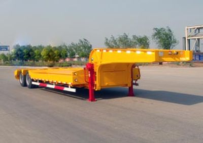 CIMC ZJV9340TDPHJA Low flatbed semi-trailer