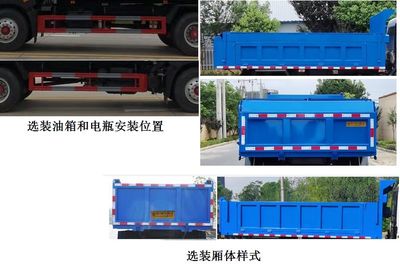 Zhongqi Liwei brand automobiles HLW5180ZLJ6EQ garbage dump truck 