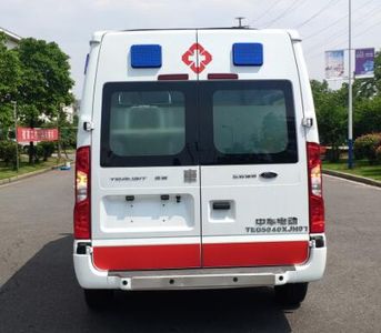 Chinese license plate cars TEG5040XJH07 ambulance