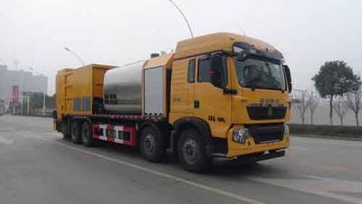 Huatong brand automobiles HCQ5317TFCZZ6 Asphalt crushed stone synchronous sealing vehicle