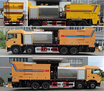 Huatong brand automobiles HCQ5317TFCZZ6 Asphalt crushed stone synchronous sealing vehicle