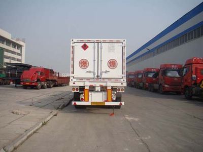 Shengrun  SKW9381GGY Hydraulic sub station high-pressure gas long pipe semi-trailer