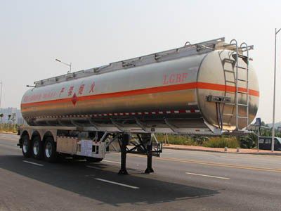 Yongqiang  YQ9402GYYCT2 Aluminum alloy oil transport semi-trailer