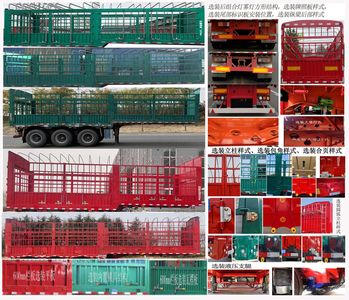 Changxing Automobile CXC9401CCYE Gantry transport semi-trailer