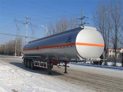 Luping Machinery LPC9400GRYD Aluminum alloy flammable liquid tank transport semi-trailer