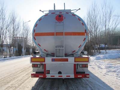 Luping Machinery LPC9400GRYD Aluminum alloy flammable liquid tank transport semi-trailer