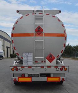 Jinxi  WPH9406GRYL Aluminum alloy flammable liquid tank transport semi-trailer