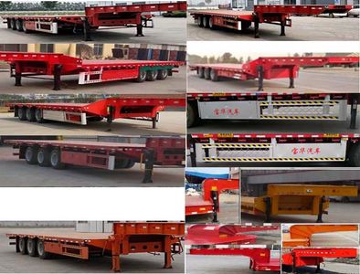 Far East Motors YDA9370TDP Low flatbed semi-trailer