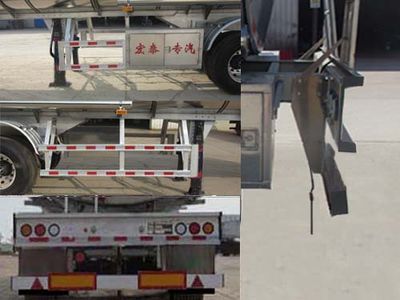 Zhengkang Hongtai brand automobiles HHT9403GLY Asphalt transport semi-trailer