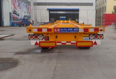 Liangyun brand automobile SLY9402TJZ Container transport semi-trailer