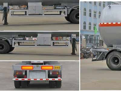 Cheng Liwei  CLW9409GYQ Semi trailer for liquefied gas transportation