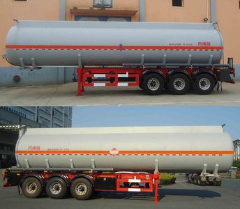 Hongzhou  HZZ9406GRYA Flammable liquid tank transport semi-trailer