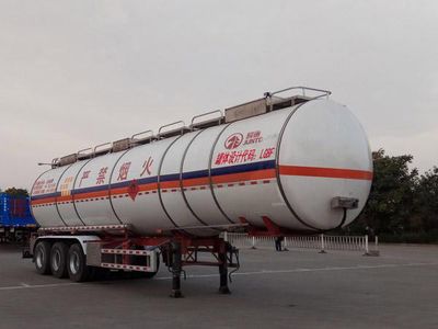 Juntong  JF9409GRYB Flammable liquid tank transport semi-trailer