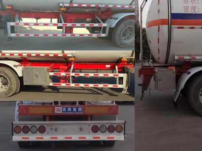 Juntong  JF9409GRYB Flammable liquid tank transport semi-trailer