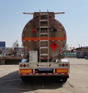 Tongyada  CTY9406GRYL41 Aluminum alloy flammable liquid tank transport semi-trailer