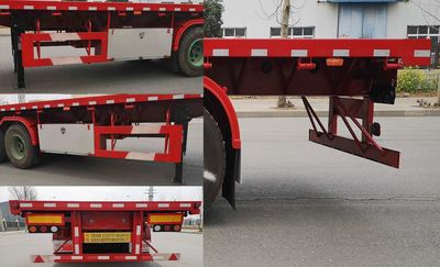 Huatai Zhaotong brand automobiles AZT9400TPB Flat transport semi-trailer