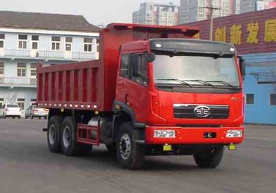 Jiefang Automobile CA3256P2K2T1EA80 Flat head diesel dump truck