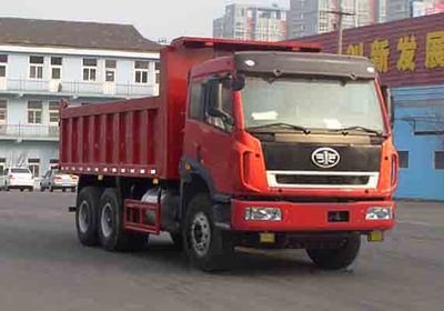 Jiefang Automobile CA3256P2K2T1EA80 Flat head diesel dump truck