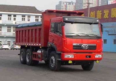 Jiefang Automobile CA3256P2K2T1EA80 Flat head diesel dump truck