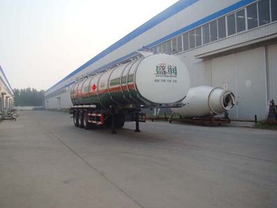 Shengrun  SKW9406GYYA Aluminum alloy oil transport semi-trailer