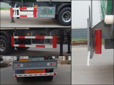 Shengrun  SKW9406GYYA Aluminum alloy oil transport semi-trailer