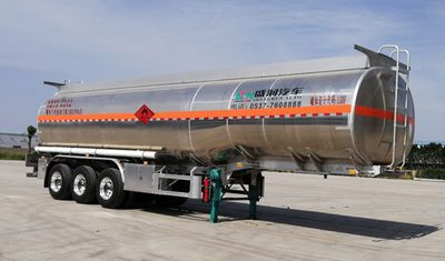 Shengrun  SKW9406GYYA Aluminum alloy oil transport semi-trailer