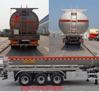 Shengrun  SKW9406GYYA Aluminum alloy oil transport semi-trailer