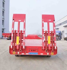 Zhongyuntong brand automobiles JZJ9402TDP Low flatbed semi-trailer