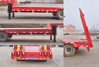 Zhongyuntong brand automobiles JZJ9402TDP Low flatbed semi-trailer