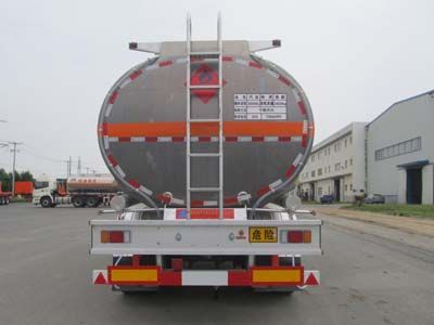 Luping Machinery LPC9292GYYS Aluminum alloy oil transport semi-trailer