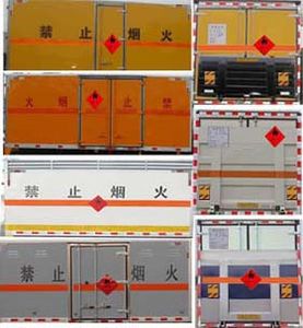 Cheng Liwei  CLW5083XRQS5 Flammable gas box transport vehicle