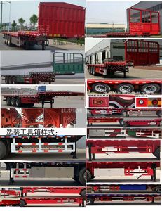 Hongyuda  WMH9402TPBE Flat transport semi-trailer