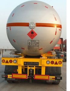 Huida brand automobiles YHD9407GYQ Semi trailer for liquefied gas transportation