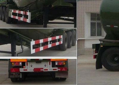 Special transport  DTA9400GFL Low density powder material transportation semi-trailer