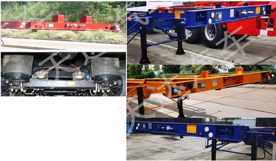 Wanqi Automobile CTD9407TWY Transport semi-trailer of dangerous goods tank frame