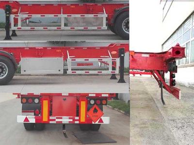 Wanqi Automobile CTD9407TWY Transport semi-trailer of dangerous goods tank frame