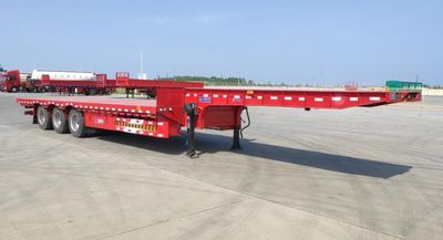 Zhongyu Wosheng  SMD9400TDP Low flatbed semi-trailer